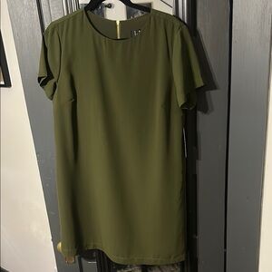 Lulus Shift and Shout Olive Green Dress Size Large
